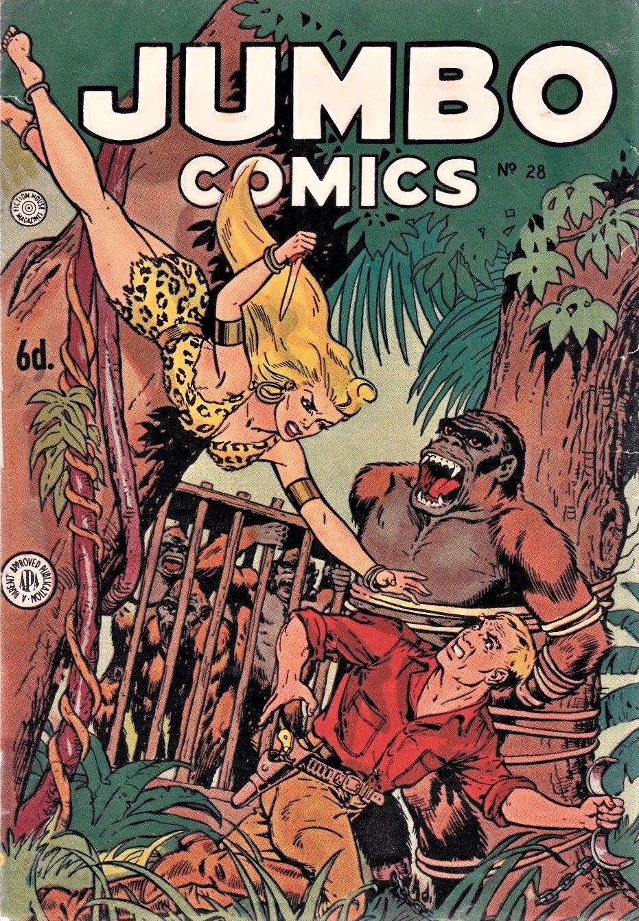 Jumbo Comics (HJ Edwards, 1952? series) #28 ([September 1952?])