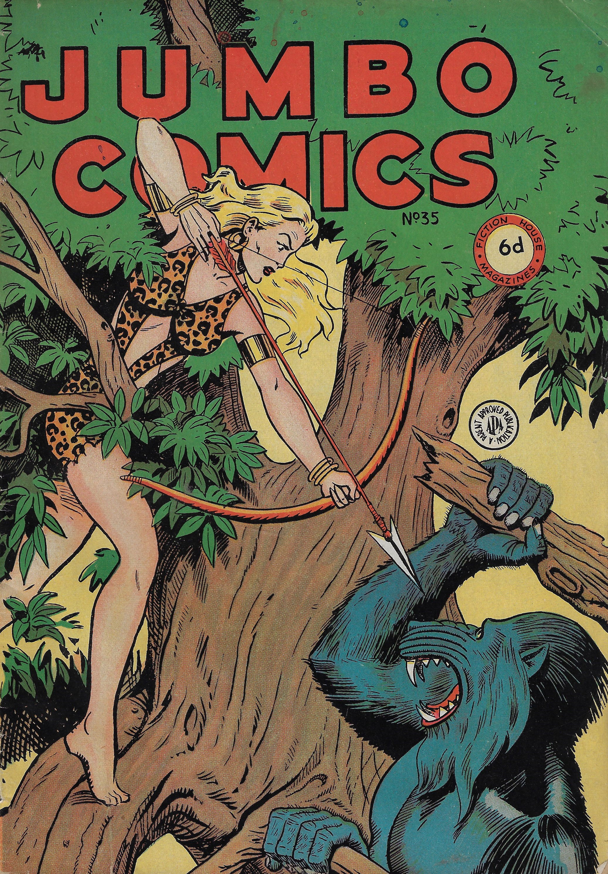 Jumbo Comics (HJ Edwards, 1952? series) #35 ([April 1953?])