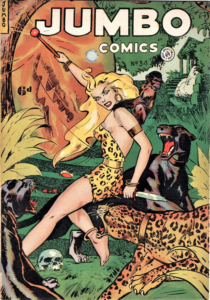 Jumbo Comics (HJ Edwards, 1952? series) #34 (March 1953)