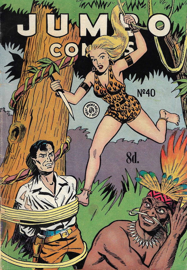 Jumbo Comics (HJ Edwards, 1950 series) #40 ([September 1953?])