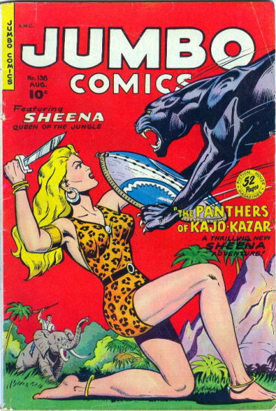 Jumbo Comics (Fiction House, 1938 series) #138 August 1950