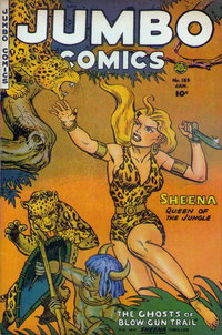 Jumbo Comics (Fiction House, 1938 series)  #155 (January 1952) — The Ghosts of Blow-gun Trails