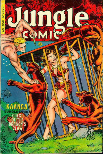 Jungle Comics (Fiction House, 1940 series) #144 December 1951