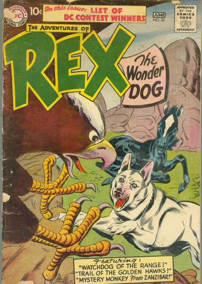 The Adventures of Rex the Wonder Dog (DC, 1952 series) #33 May-June 1957