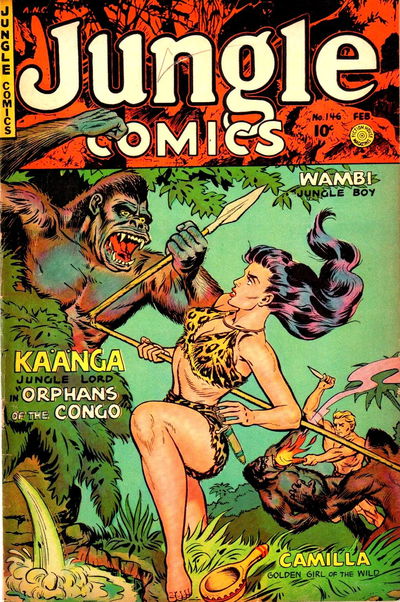 Jungle Comics (Fiction House, 1940 series) #146 May 2021