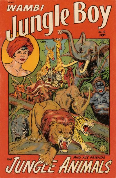 Wambi, Jungle Boy  #16 (Summer 1952)