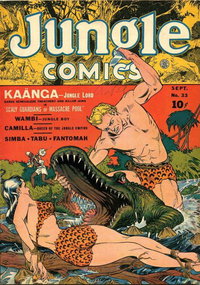 Jungle Comics (Fiction House, 1940 series)  #33 (September 1942)