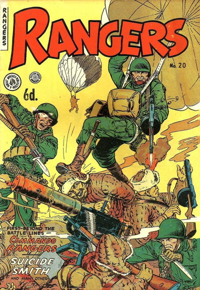 Rangers Comics (HJ Edwards, 1952 series) #20 [July 1952?]