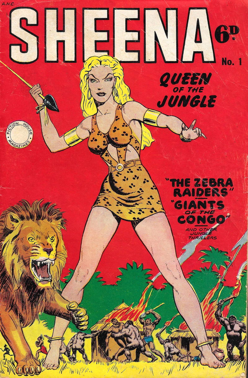 Sheena Queen of the Jungle (HJ Edwards, 1950 series) #1 ([October 1950?])