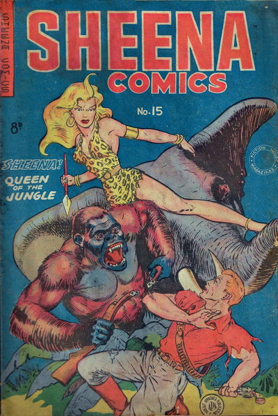 Sheena Queen of the Jungle (HJ Edwards, 1950 series) #15