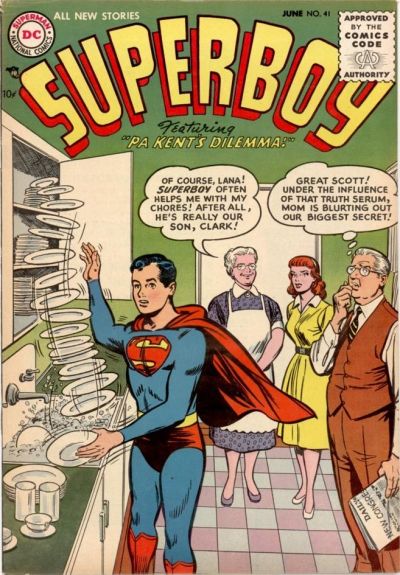Superboy (DC, 1949 series) #41 (June 1955)