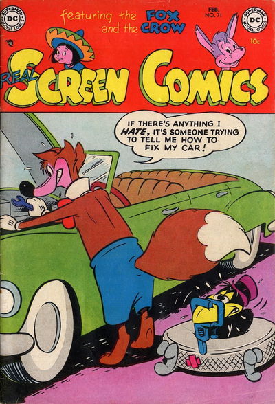 Real Screen Comics (DC, 1945 series) #71 February 1954