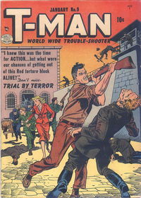 T-Man (Quality, 1951 series) #9 January 1953