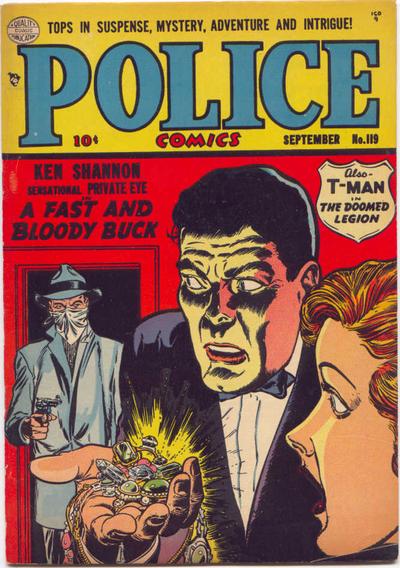 Police Comics  #119 (September 1952)