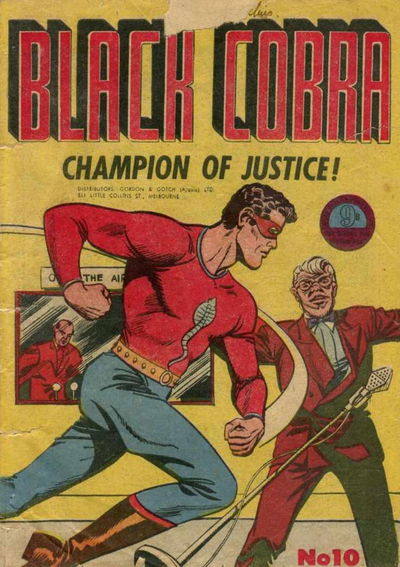 Black Cobra Champion of Justice! (Atlas, 1955? series) #10 [1950?]