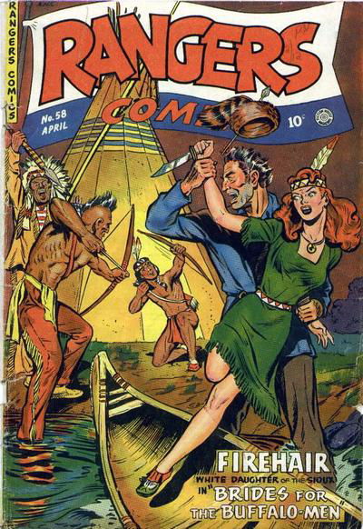 Rangers Comics (Fiction House, 1941 series) #58 April 1951