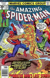 The Amazing Spider-Man (Marvel, 1963 series)  #173 (October 1977) — The Molten Man's Last Stand!