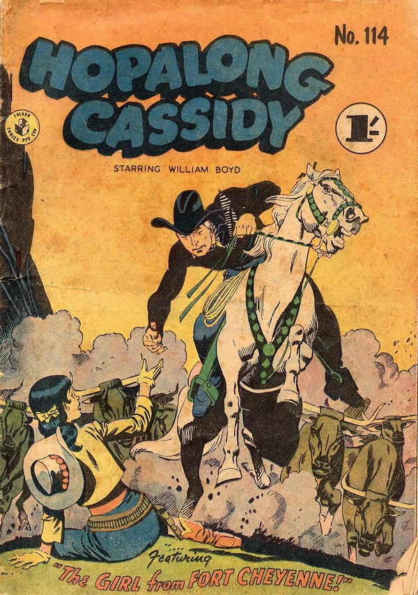 Hopalong Cassidy (Colour Comics, 1954 series) #114 ([November 1958?])