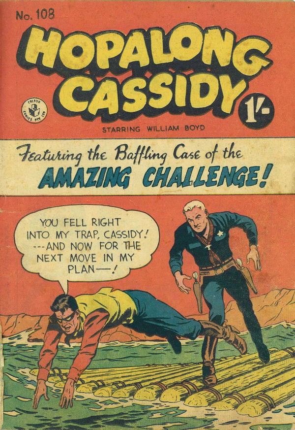 Hopalong Cassidy (Colour Comics, 1954 series) #108 ([May 1958?])