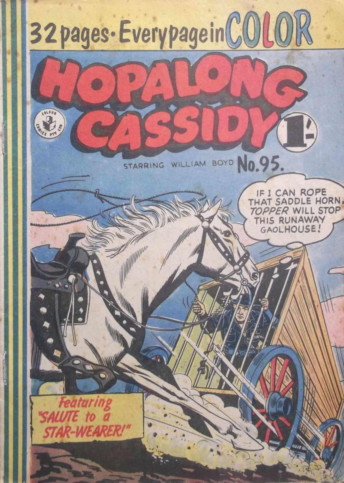 Hopalong Cassidy (Colour Comics, 1954 series) #95 ([April 1957?])