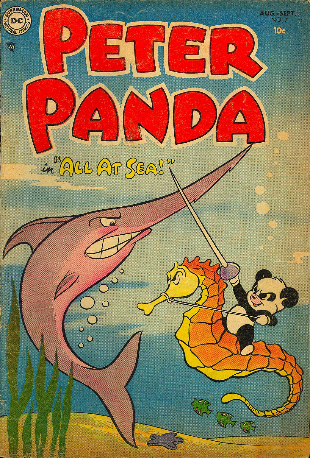 Peter Panda (DC, 1953 series) #7 (August-September 1954)