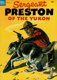 Sergeant Preston of the Yukon (Dell, 1952 series) #9 (November 1953-January 1954)