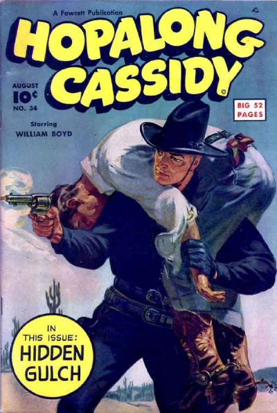 Hopalong Cassidy (Fawcett, 1947 series) #34 August 1949