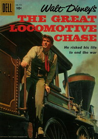 Four Color (Dell, 1942 series)  #712 (July 1956) — Walt Disney's The Great Locomotive Chase