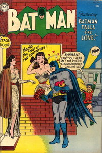 Batman (DC, 1940 series)  #87 (October 1954) — Batman Falls in Love!