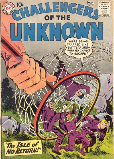 Challengers of the Unknown (DC, 1958 series) #7 (May 1959)