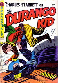 Charles Starrett as the Durango Kid (Magazine Enterprises, 1949 series) #21 February-March 1953