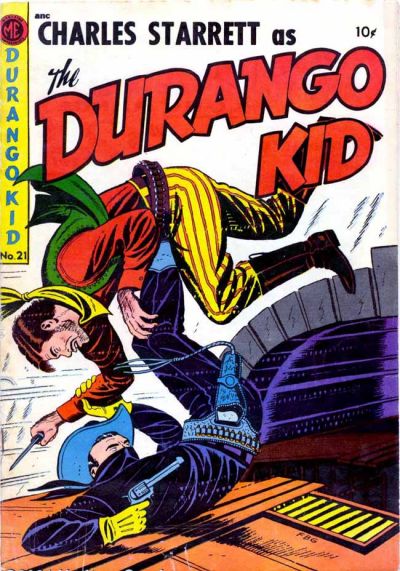 Charles Starrett as the Durango Kid (Magazine Enterprises, 1949 series) #21 (February-March 1953)