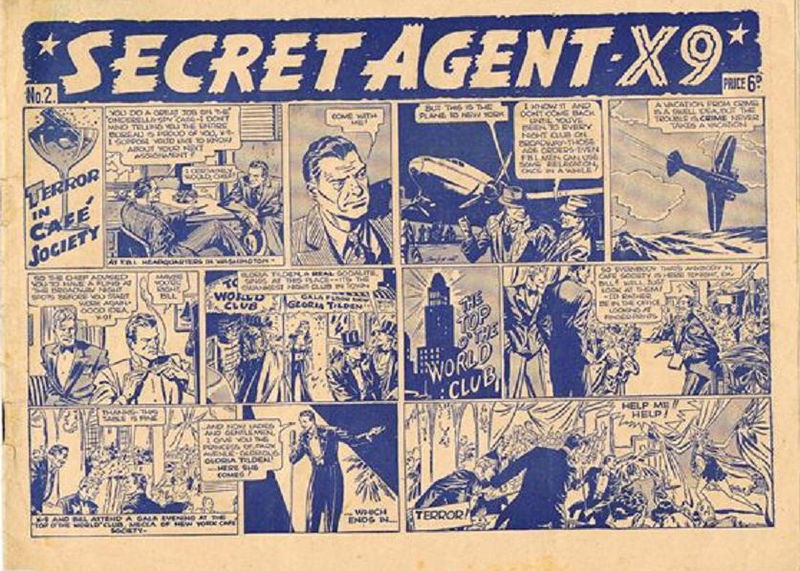 Secret Agent X-9 (NZ Transfer, 1940? series) #2 — Secret Agent-X9 ([July 1940?])