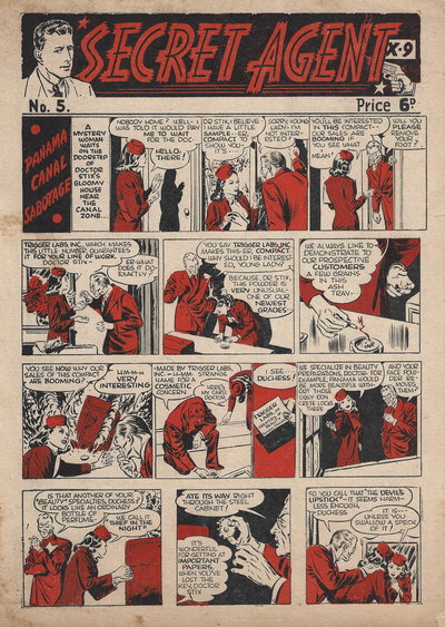Secret Agent X-9  #5 ([October 1940?])