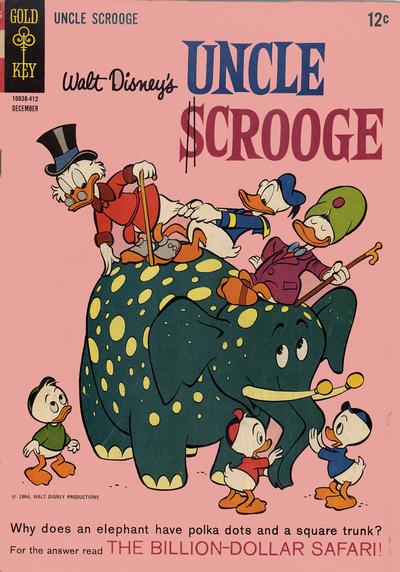 Walt Disney Uncle Scrooge  #54 (December 1964)