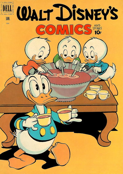 Walt Disney's Comics and Stories  v12#4 (136) (January 1952)