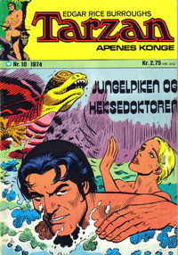 Tarzan [Jungelserien] (Williams Forlag, 1965 series) [mai] 1974 — Jungelpiken og heksedoktoren