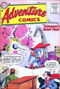 Adventure Comics (DC, 1938 series)  #212 (May 1955) — Superboy's Robot Twin!