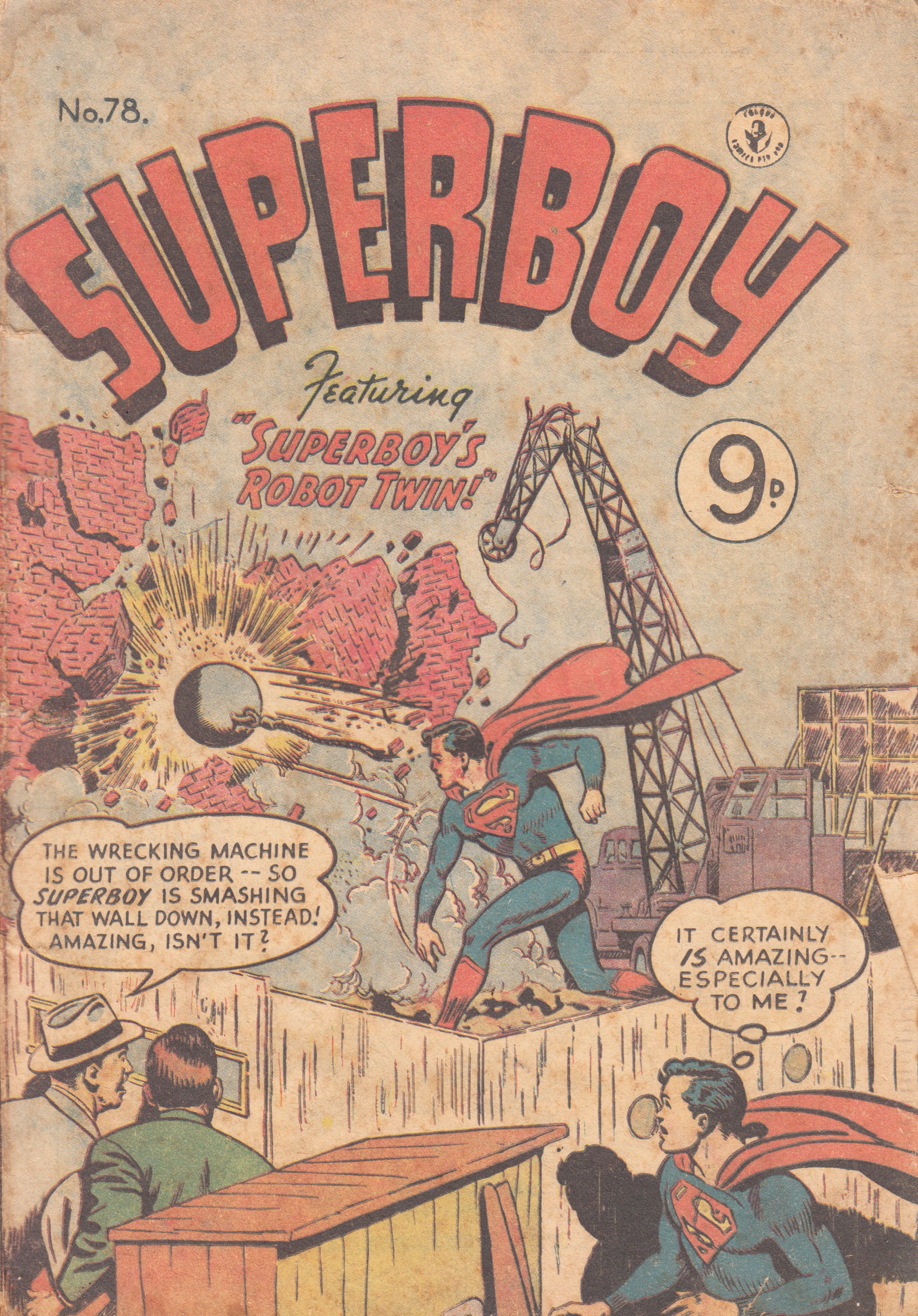 Superboy (Colour Comics, 1950 series) #78 ([August 1955])