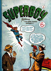 Superboy (Colour Comics, 1950 series) #77 July 1955