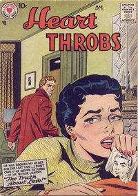 Heart Throbs (DC, 1957 series)  #52 (February-March 1958) — The Truth about Love!