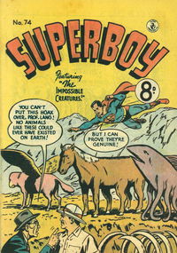 Superboy (Colour Comics, 1950 series) #74 [April 1955]