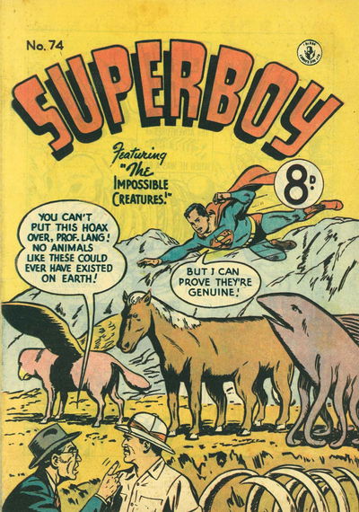 Superboy (Colour Comics, 1950 series) #74 ([April 1955])