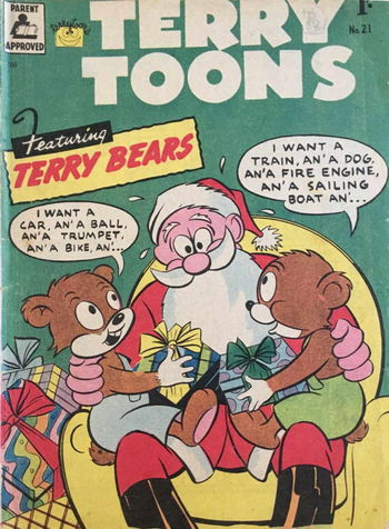 Terry Toons (Rosnock, 1957? series) #21 ([April 1959]) —Featuring Terry Bears