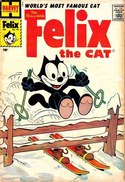 Pat Sullivan's Felix the Cat  #92 (February 1958)