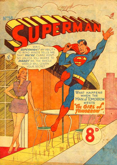 Superman (KG Murray, 1950? series) #58 ([June 1952?])