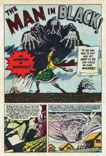 Suspense (Marvel, 1949 series) #4 — The Man in Black! (page 1)