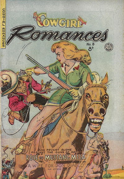 Cowgirl Romances (HJ Edwards, 1950? series) #8 [May 1951?]