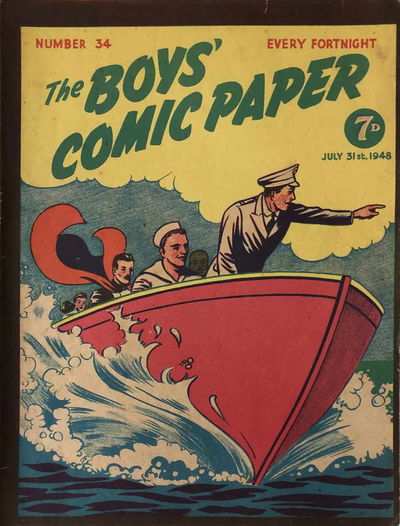 The Boys' Comic Paper (Feature Productions, 1948 series) #34 31July 1948