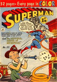 Superman (Colour Comics, 1950 series) #111 — Mr. Mxyzptlk, Mayor of Metropolis!